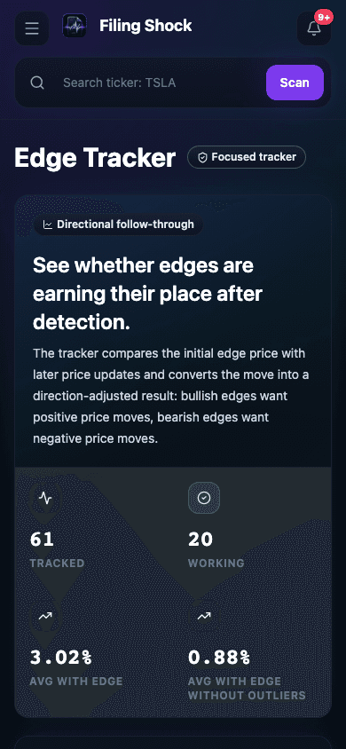 Signal Observation Log product screenshot